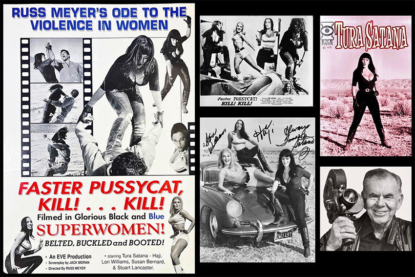 Tura Satana, Haji and Lori Williams from Russ Meyer's Faster Pussycat, Kill! Kill!