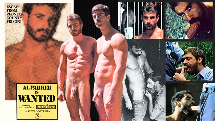 VHS promo ad for Wanted and shots from the jailhouse, chain gang escape, and barn scenes
