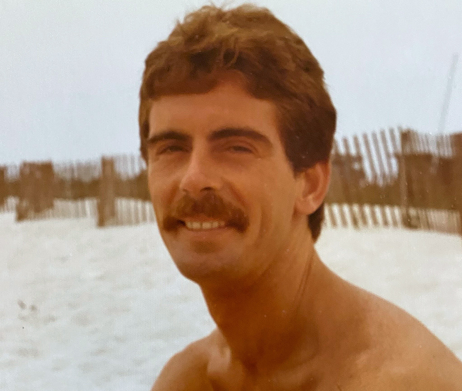 Will Seagers headshot at a Fire Island beach