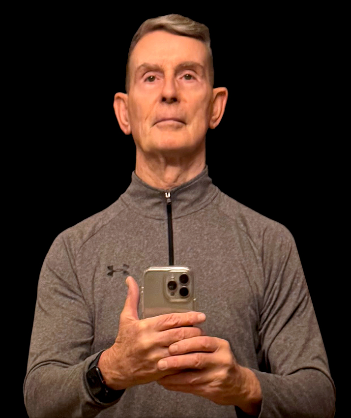 Will in a recent picture, posing after a workout