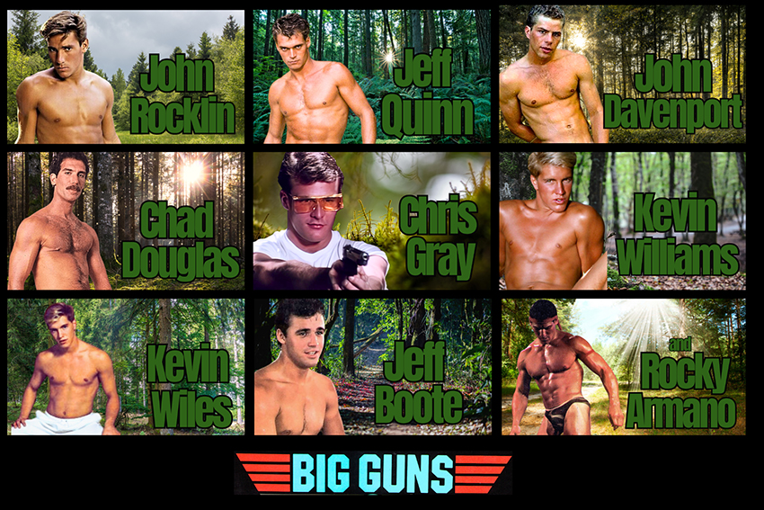 Most of the supporting cast from William Higgin's Big Guns